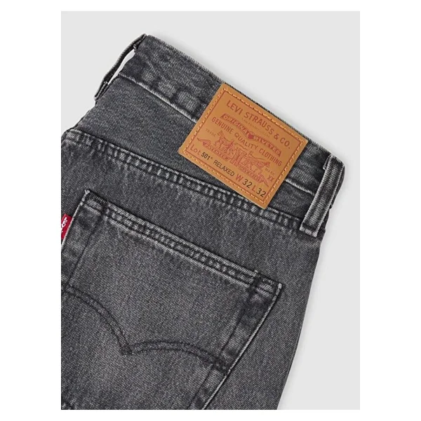 Levi's 501 Relaxed Erkek Jean Pantolon - Grandpa Gave Me - Siyah - 32 / 30 - Görsel 6