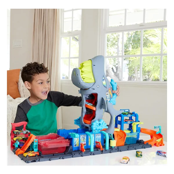Hot Wheels Muhteşem Köpek Balığı Araba Yıkama Oyun Seti HTN82 - Görsel 8