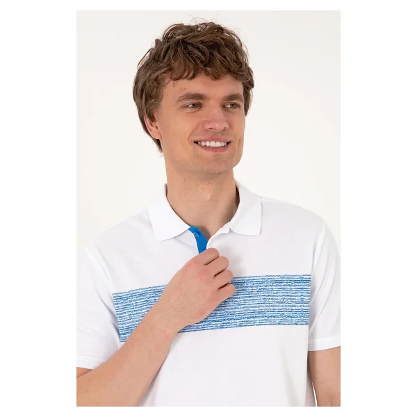 U.S. Polo Assn 50306812 Kısa Kollu Polo Yaka Erkek Tişört - Görsel 2
