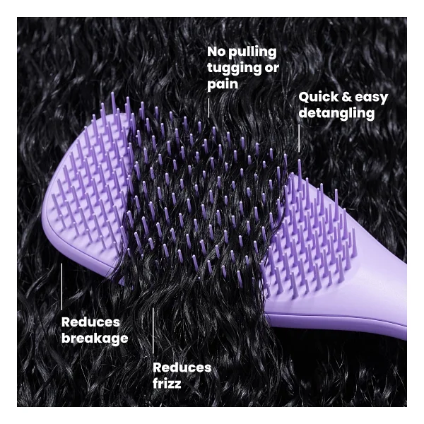 Tangle Teezer The Ultimate Detangler Wet Naturally Curly Eletriklenme Önleyici Saç Fırçası-Tarak (Dalgalı Saçlar) - Görsel 4