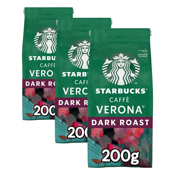 Starbucks Caffe Verona Öğütülmüş Kahve 200 gr - Görsel 9