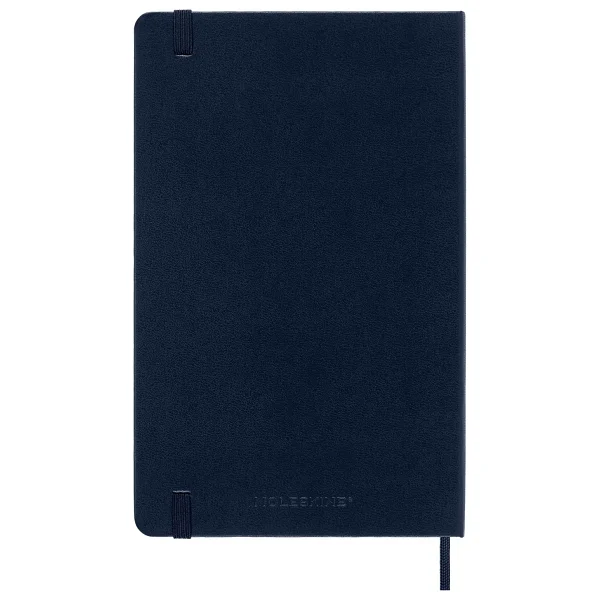 Moleskine Klasik Defter, Sert Kapak, Büyük (5 x 8.2) Çift Düzen, Çizgili/Düz, Safir Mavisi, 240 Sayfa - Görsel 4