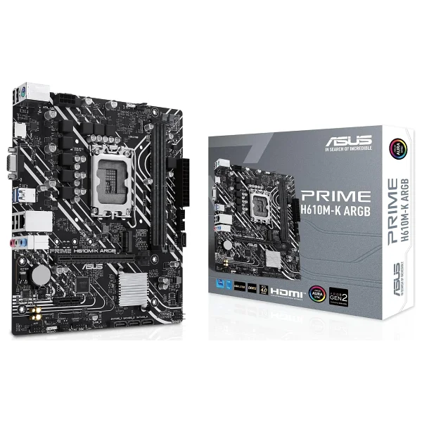Asus Prime H610M-R D4 Intel LGA1700 DDR4 Micro ATX Anakart - Görsel 6