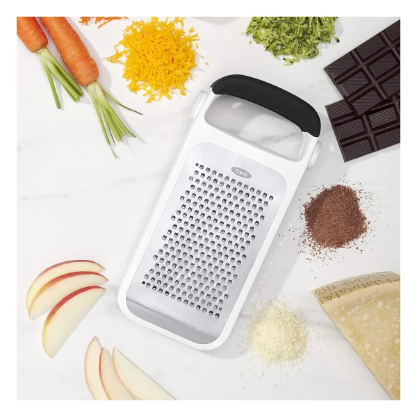 OXO Good Grips İşlenmiş Paslanmaz Çelik Çift Taraflı Rende - Peynir ve Daha Fazlası İçin - Görsel 6