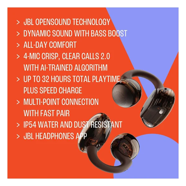 JBL Soundgear Clips TWS Open Ear Bluetooth Kulaklık - Görsel 10