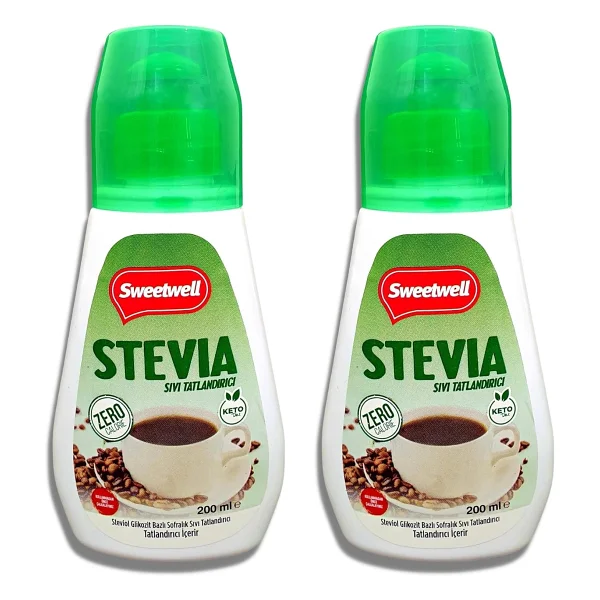 Sweetwell Stevia Sıvı Tatlandırıcı 200 ml - Görsel 10