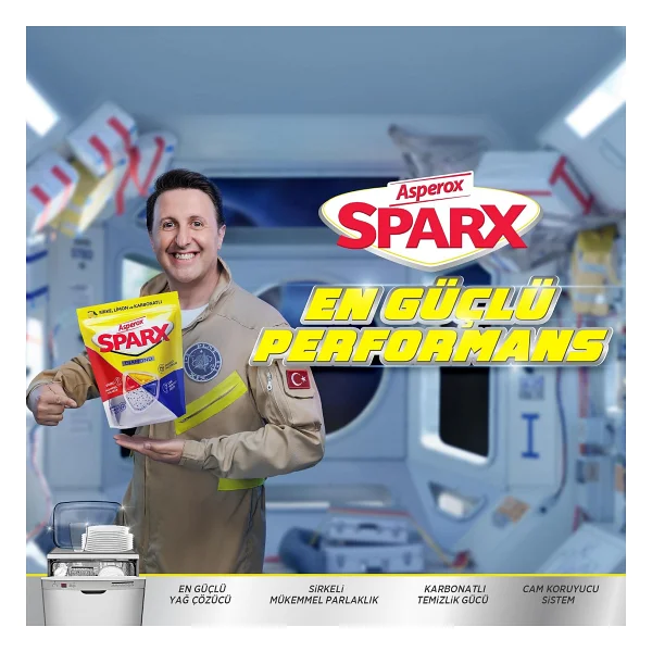 Asperox Sparx Bulaşık Makinesi Tableti 72'li - Görsel 4