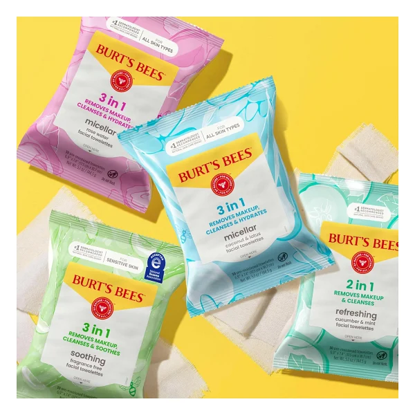 Burt's Bees Gül Suyu İçeren Micellar Makyaj Temizleme Mendili, 30 Adet - Görsel 10