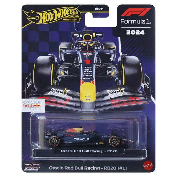 Hot Wheels Premium Formula 1 Oracle Red Bull Racing RB20 JBM12 - Görsel 7