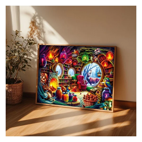 KS Games Mystical House In The Forest 1000 Parça Puzzle 20826 - Görsel 3