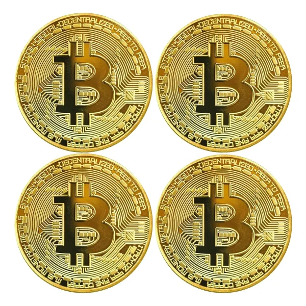 GÜNCELÇARŞI Bitcoin Madeni Hatıra Parası, BTC Altın Rengi Hediye Sikke Para, Kutulu Koleksiyon Parası (10 ADET) - Görsel 7