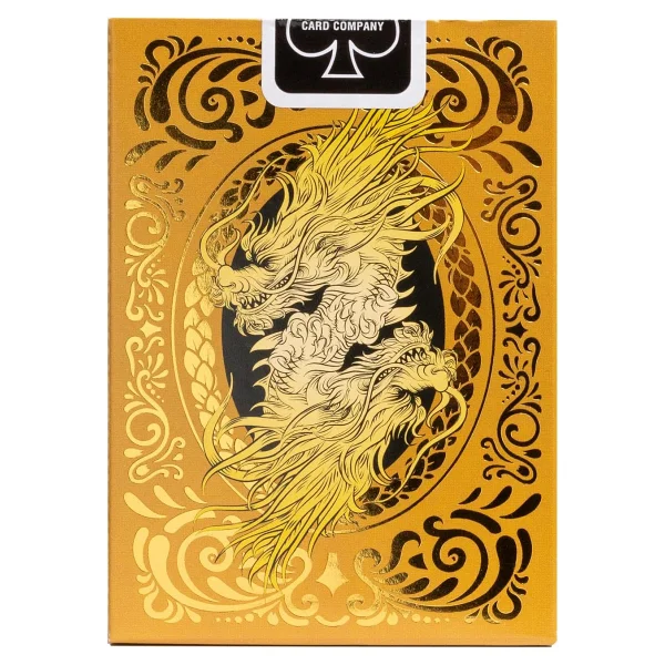 Bicycle Dragon Back Gold İskambil Kağıdı - Görsel 3