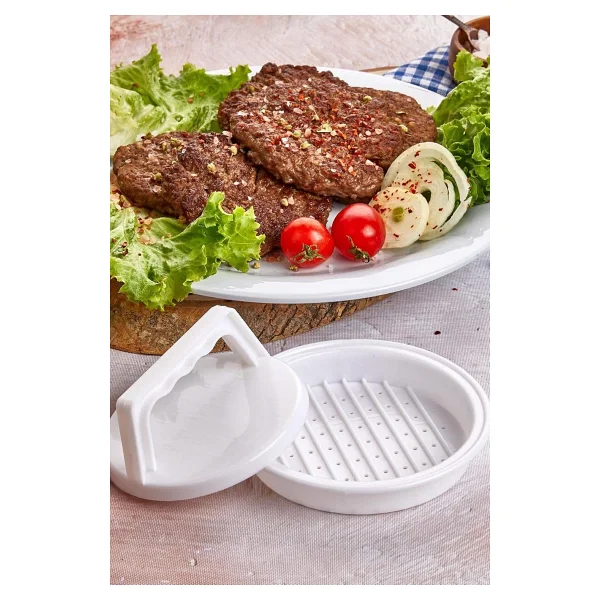 Bev Kitchen 2 Adet Hamburger ve Köfte Kalıbı Şekillendirici Pratik Köfte Yapma Aparatı - Görsel 2