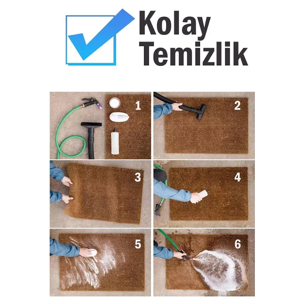 Koko Paspas - Kıl Paspas Doğal Hindistan Cevizi Elyafı - Görsel 4