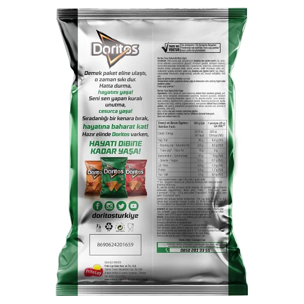 Doritos Mega Boy Cips 218 gr - Görsel 2