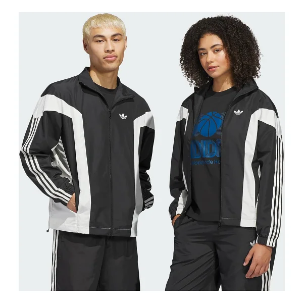 Adidas Originals Basketball JZ6965 Siyah Rüzgarlık - Görsel 3