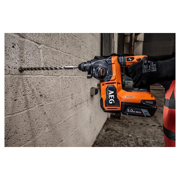 AEG BBH 18BL2-502C Çift Akülü 5 Ah Kırıcı-Delici - Görsel 5