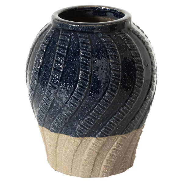 Mudo Home Wavy Seramik Vazo 19 x 23 cm - Görsel 3