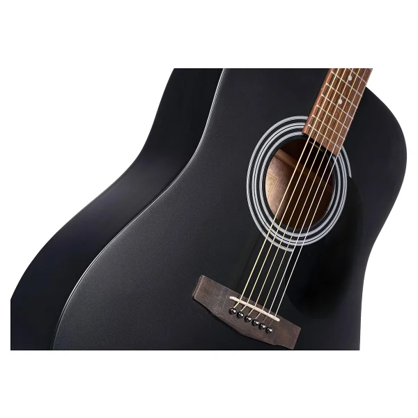 Cort AD810 BKS Satin Black 6 Telli Akustik Gitar - Görsel 3