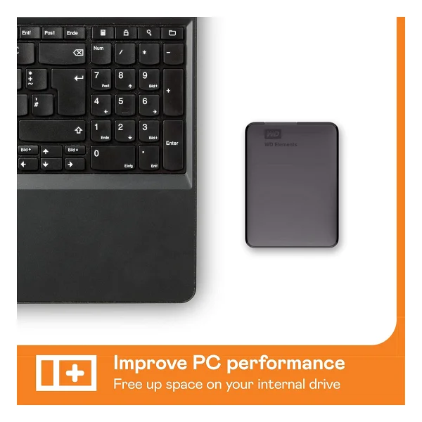 Western Digital Elements WDBU6Y0020BBK USB 3.0 2.5" 2 TB Harici Harddisk - Görsel 9