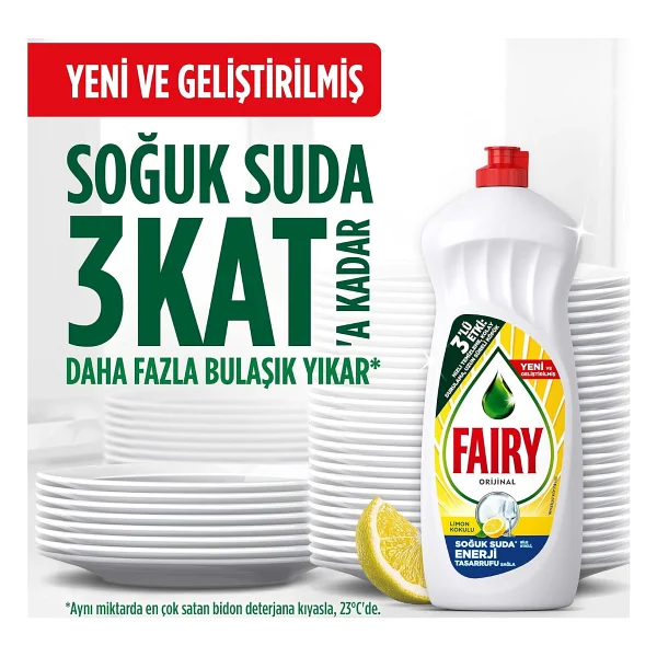 Fairy Platinum Hijyen 1500 ml Sıvı Bulaşık Deterjanı - Görsel 3