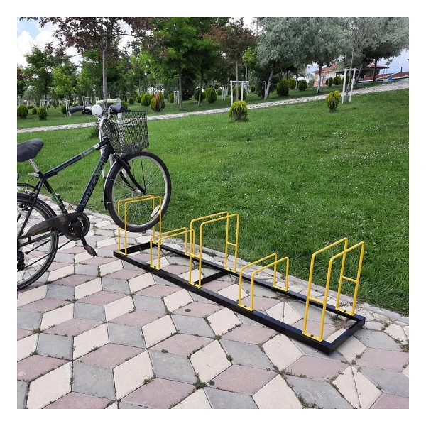 Bisiklet Park Yeri 5 Li Bisiklet Park Demiri Beşli Bisiklet Koyma Yeri (Beşli) - Görsel 4