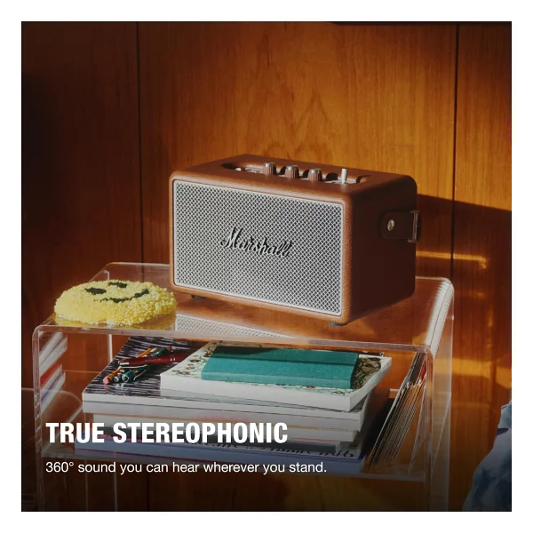Marshall Kilburn III Kahverengi Bluetooth Hoparlör - Görsel 3