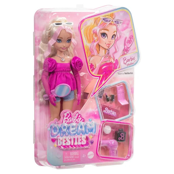 Barbie Dream Besties Malibu Bebek ve Aksesuarları HYC21 - Görsel 6