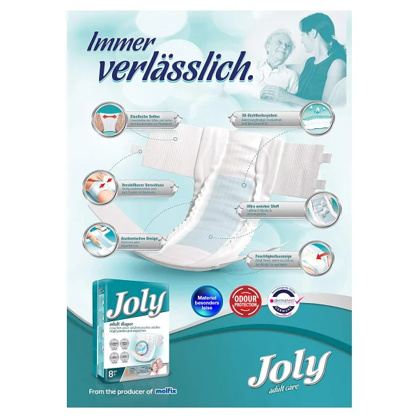 Joly Belbantlı Büyük Boy L 30'lu Hasta Bezi - Görsel 5