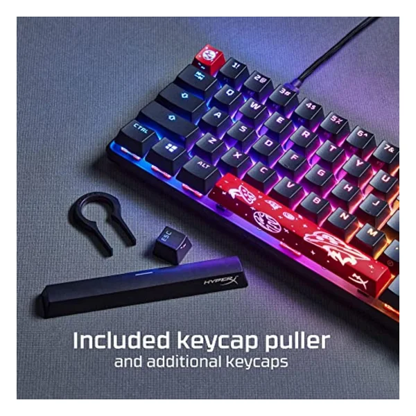 HyperX Alloy Origins RGB %65 TKL Aqua Kablolu Mekanik Oyuncu Klavyesi - Görsel 7