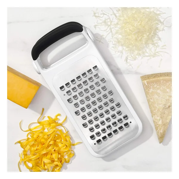 OXO Good Grips İşlenmiş Paslanmaz Çelik Çift Taraflı Rende - Peynir ve Daha Fazlası İçin - Görsel 7