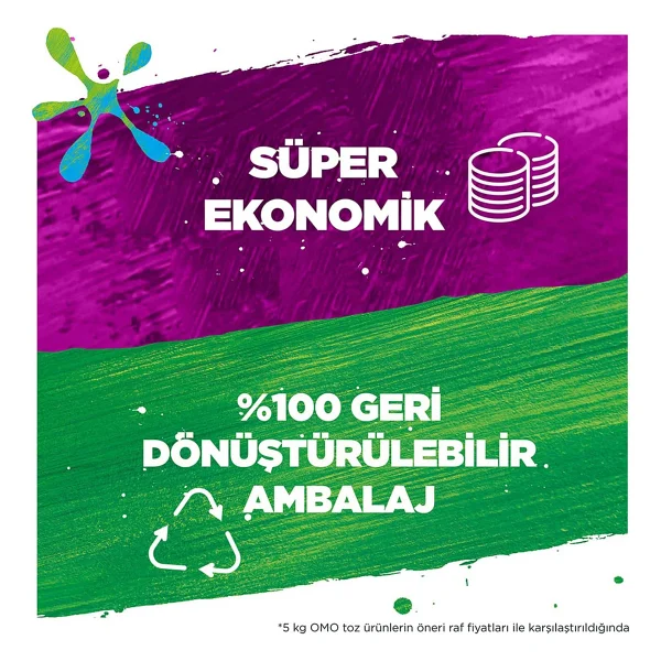 Omo 5 kg Toz Deterjan - Görsel 5