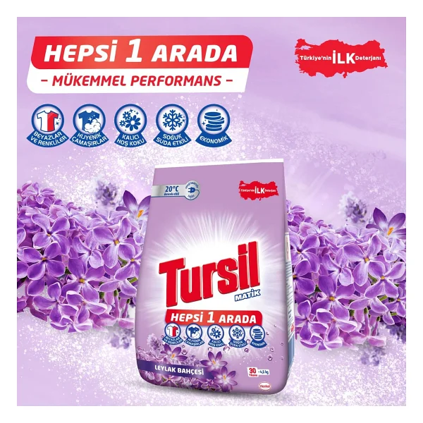 Tursil Matik 4.5 kg Toz Deterjan - Görsel 3