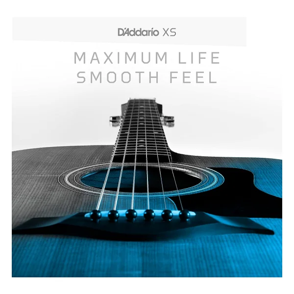 D'Addario Gitar Telleri - XS Fosfor Bronz Kaplamalı Akustik Gitar Telleri - XSAPB1253-3P - Pürüzsüz His ve Olağanüstü Tonda Maksimum Kullanım Ömrü - 6 Telli Gitar İçin - 12-53 Işık, 3'lü Paket - Görsel 3