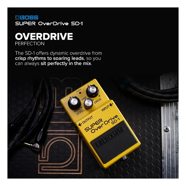 Boss SD-1 Super OverDrive Compact Pedal - Görsel 4