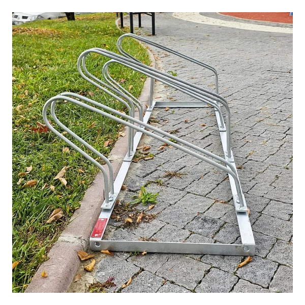İleri Trafik Bisiklet Park Yeri Dörtlü Galvaniz Eko, Park Demiri 40x140 Cm - Görsel 3