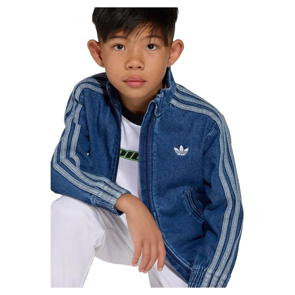 adidas Firebird Denim Çocuk Mavi Ceket - Görsel 3
