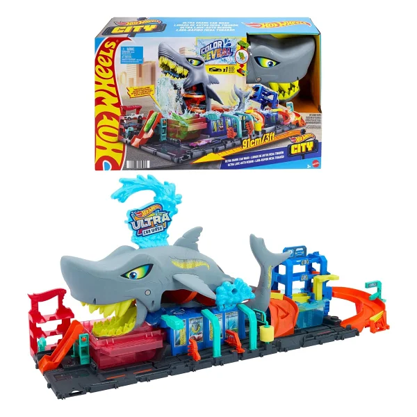 Hot Wheels Muhteşem Köpek Balığı Araba Yıkama Oyun Seti HTN82 - Görsel 7