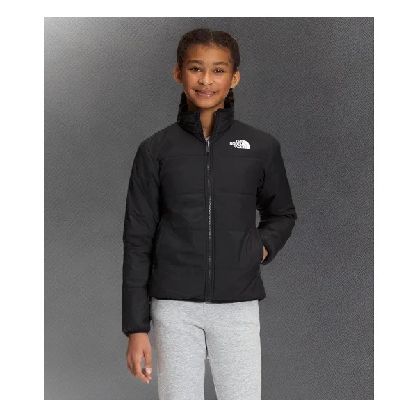 THE NORTH FACE Kız Çocuk Tersinir Mossbud Swirl Ceket - TNF Siyah - (Geçmiş Sezon), Tnf Siyah, XS - Görsel 7