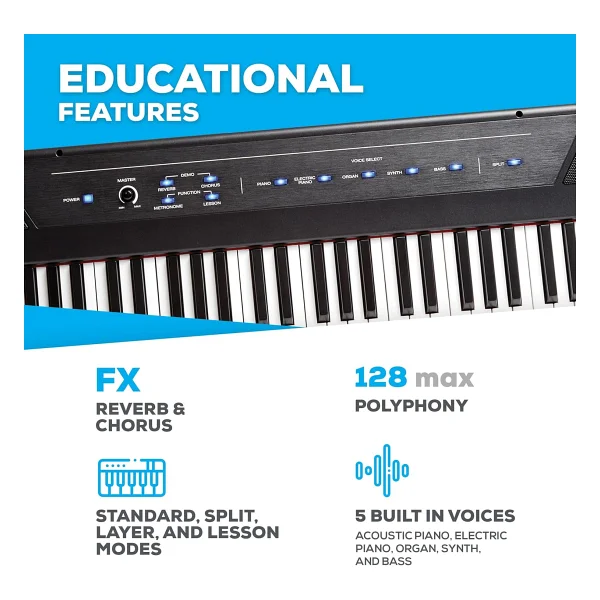 Alesis Recital Dijital Piyano - Görsel 3