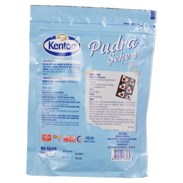 Kenton 125 gr 2'li Paket Pudra Şekeri - Görsel 2