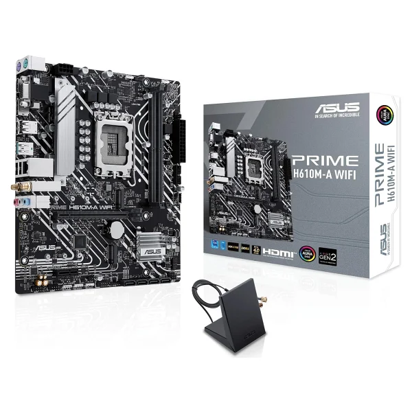 Asus Prime H610M-R D4 Intel LGA1700 DDR4 Micro ATX Anakart - Görsel 2