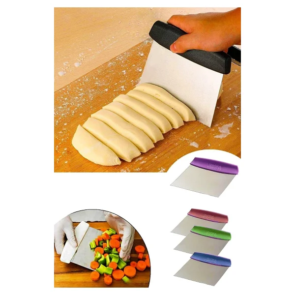 Çelik Spatula/Hamur Kesici - Görsel 2