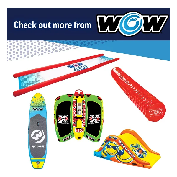 WOW Sports -)Ağır Hizmet RopeWOW Watersports, 11-3020 Dünya, 6 Riders, 60 Ayaklar Çekme Halatı kadar 6100 Köpük Şamandıralar a Yüzer, Molası Gücü Pounds - Görsel 6