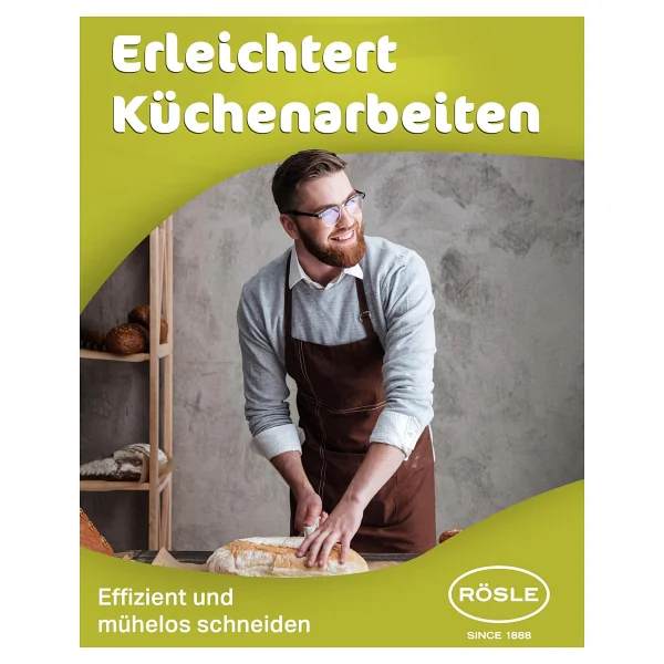 Rösle Basic Line 20 cm Çelik Ekmek Bıçağı - Görsel 6