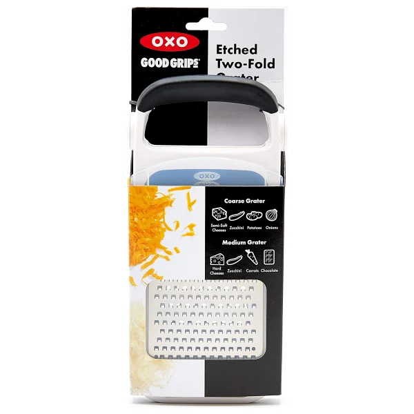OXO Good Grips İşlenmiş Paslanmaz Çelik Çift Taraflı Rende - Peynir ve Daha Fazlası İçin - Görsel 8