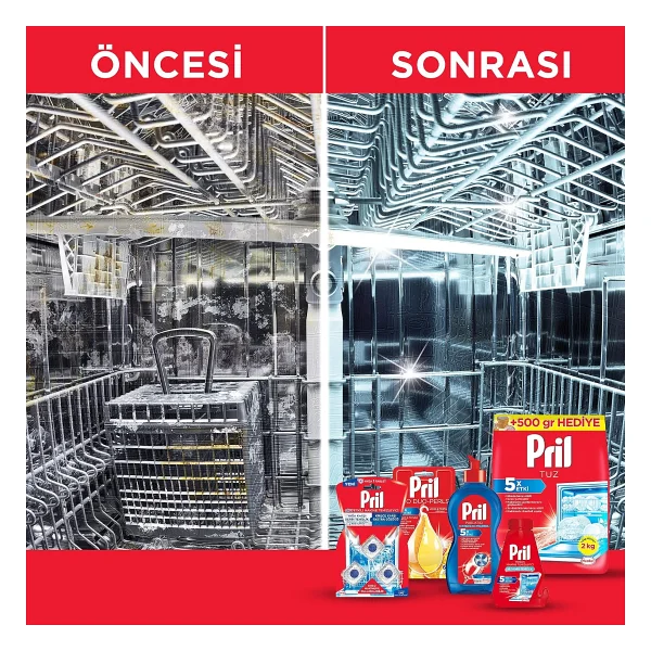 Pril Duo Power Experts Bulaşık Makinesi Tuzu 2 kg - Görsel 4