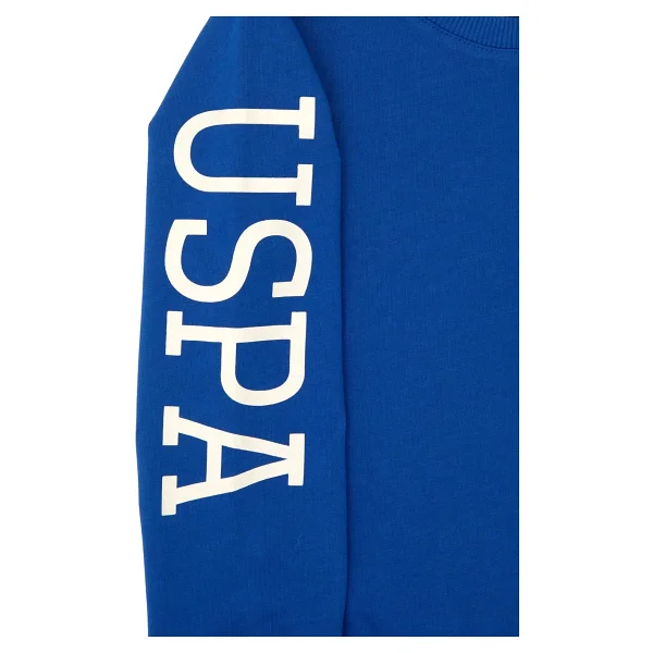 U.S. Polo Assn 50313831-VR212 Mavi Çocuk Sweatshirt - Görsel 5