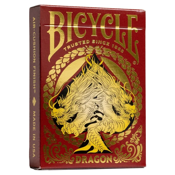 Bicycle Dragon Back Gold İskambil Kağıdı - Görsel 9