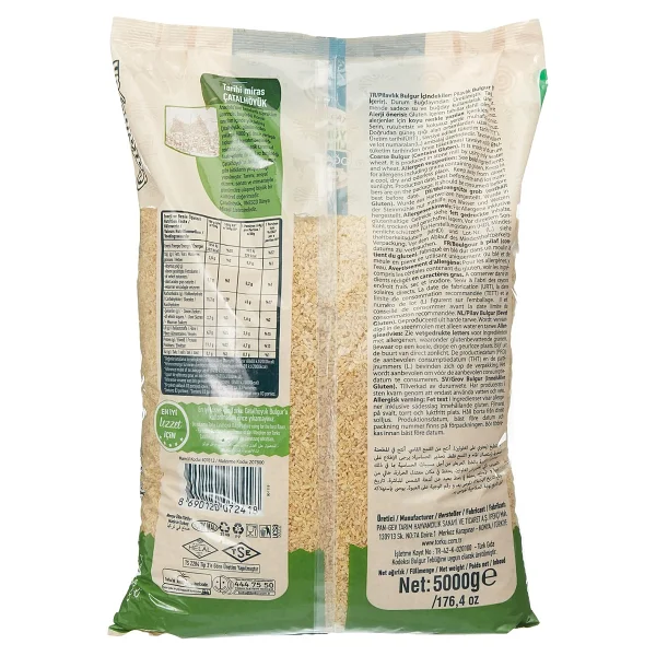 Torku Çatalhöyük Pilavlık Bulgur 5 kg - Görsel 2
